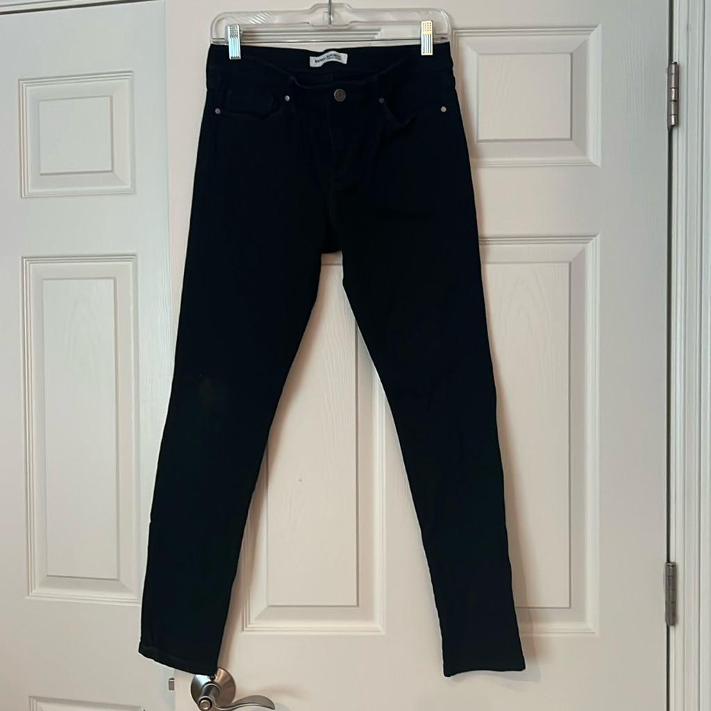 Brand New Without Tag Banana Republic Petite Skinny Black Jeans